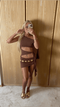 Savanna Cut-Out Mini Dress
