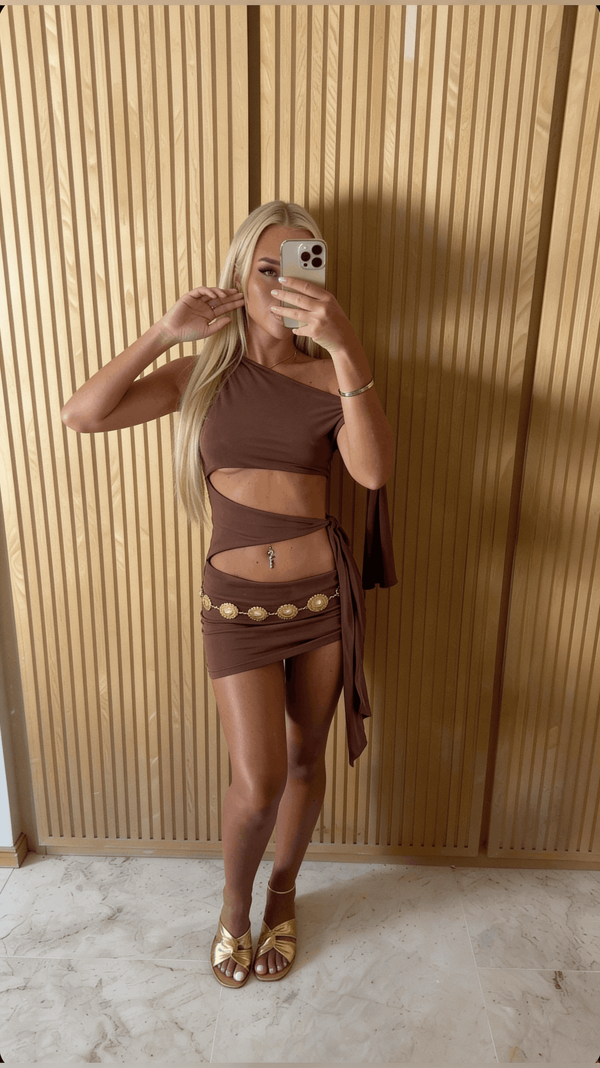 Savanna Cut-Out Mini Dress